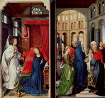 The Annunciation and the Presentation in the Temple von Rogier van der Weyden