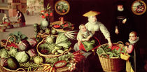 Vegetable Market von Lucas van Valckenborch