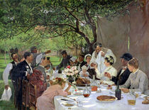 The Wedding Meal at Yport, 1886 by Albert-Auguste Fourie