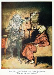 Scrooge and The Ghost of Marley by Arthur Rackham