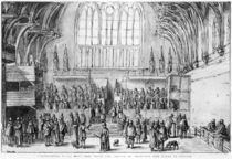 Westminster Hall, West End by Wenceslaus Hollar