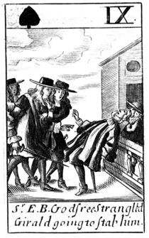 The Murder of Sir Edmund Berry Godfrey in 1678 von English School