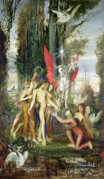 Hesiod and the Muses von Gustave Moreau