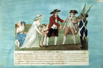 The Arrest of Louis XVI and his family at Varennes von Lesueur Brothers