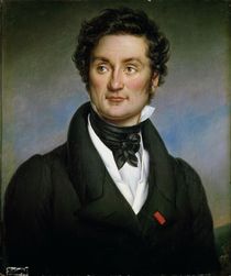 Portrait of Charles Nodier 1824 von Paulin Jean Baptiste Guerin
