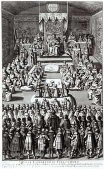 Queen Elizabeth I and Parliament by English School