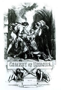 Frontispiece to 'Comedy of Errors' by English School