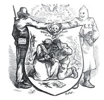 The White League and the Ku Klux Klan: Worse than Slavery von Thomas Nast