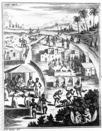 Daily Life for African Slaves von Johann Jacob Posner
