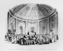 Sale of Estates, Pictures and Slaves in the Rotunda von William Henry Brooke