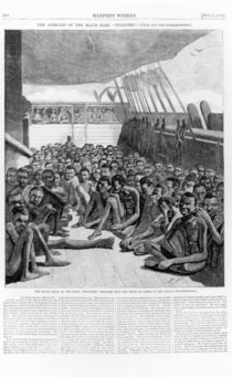 The Slave Deck of the Bark 'Wildfire' by American School
