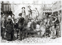 A Play in a London Inn Yard in the Time of Queen Elizabeth by English School