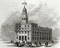 Nauvoo Temple, Illinois , 1854 by John William Orr