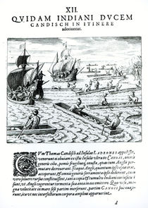 Expedition of Thomas Cavendish von Jacques Le Moyne