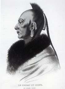 Le Soldat du Chene, an Osage Chief by American School