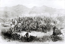 The Indian Battle and Massacre near Fort Philip Kearney by American School