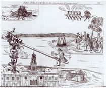 The Ballance or The Americans Triumphant 1766 von English School