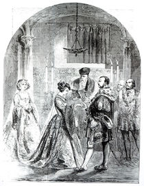 The Private Marriage of Anne Boleyn to Henry VIII in 1533 by English School