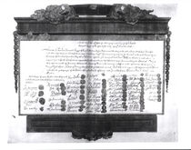 The Death Warrant of Charles I by English School