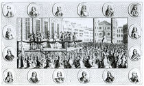 Execution of Charles I at Whitehall by English School