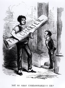 'Not So Very Unreasonable, Eh?', cartoon from Punch Magazine, 1848 by English School