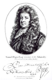 Samuel Pepys von Godfrey Kneller