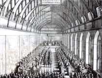 Banquet of Charles II in St. George's Hall by English School