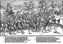 The English soldiers return in triumph by Friedrich van Hulsen