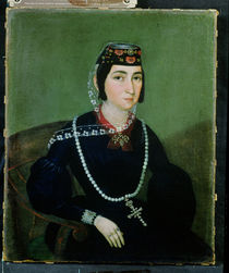 Portrait of Princess Salome Chavchavadze by Russian School