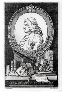 Henry Fielding at the Age of Forty Eight von William Hogarth