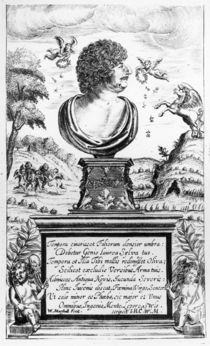 Robert Herrick , engraved by the artist by William Marshall