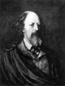 Portrait of Alfred, Lord Tennyson c.1860s von English School