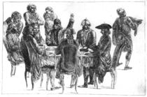 The Philosophers at Supper von Jean Huber