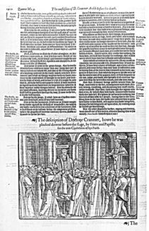 The Confession of Doctor Thomas Cranmer Archbishop of Canterbury by English School
