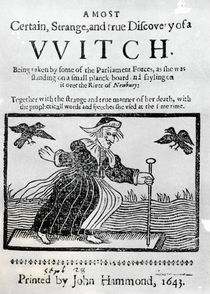 A Most Certain, Strange and True Discovery of a Witch by English School