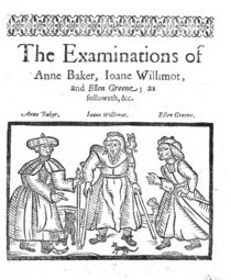 The Examinations of Anne Baker by English School