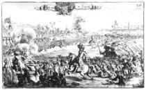 The Battle of the Boyne, July 1st 1690 by French School