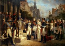 Napoleon Bonaparte Receiving Queen Louisa of Prussia at Tilsit by Nicolas Louis Francois Gosse