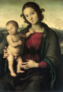 Madonna and Child, c.1495 von Pietro Perugino