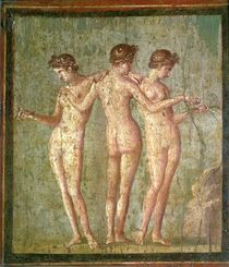 Three Graces, from Pompeii von Roman