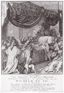 William III on his deathbed by Pieter van den Berge