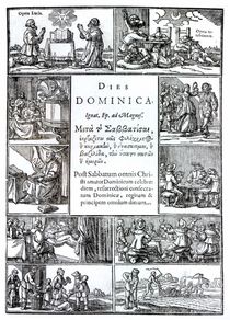The Lord's Day, 1639 von Netherlandish School