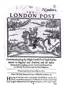 Titlepage of 'The London News' by English School