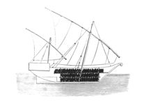 Section of Vessel, Showing the Manner of Stowing Slaves on Board von English School