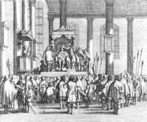 Charles II Crowned at Scone von English School