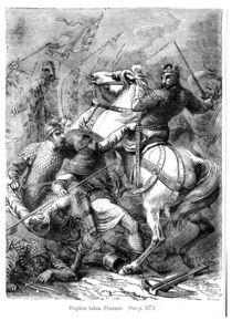 Stephen Taken Prisoner by Forces of Matilda in 1141 by Felix Philippoteaux