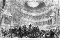 Meeting of the Anti-Corn Law League in Drury Lane Theatre by English School