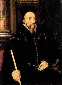 Portrait of William Cecil, 1st Baron Burghley Lord High Treasurer von Arnold von Brounckhorst