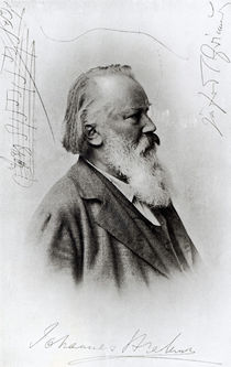 Johannes Brahms by German School