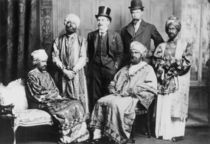 'The Emperor of Abyssinia and his Court' von English Photographer